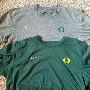 Team Issued Nike University of Oregon Dri-Fit T-shirts size medium